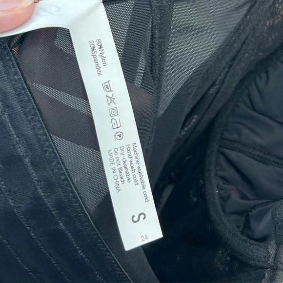 NWT Black Lace Bustier Corset Top - Picture 2 of 3